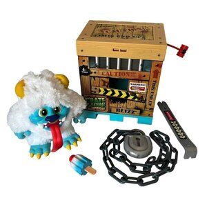 MGA Crate Creatures Blizz Yeti Monster45 Sound Effects Eyes Glow Tested Works